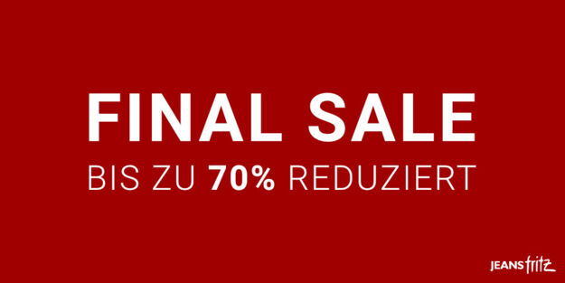 Finale SALE bei Jeans Fritz Finale SALE bei Jeans Fritz